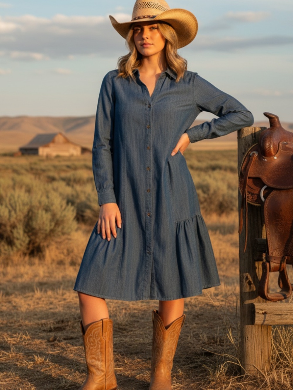 NWT style & co lightweight denim dress. Med